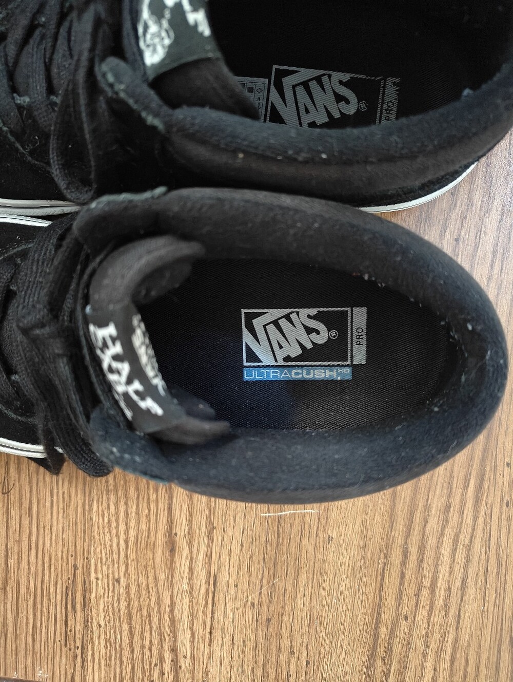 Vans Half Cab Pro Black Skate Shoes Sz 9.5 - Picture 6 of 8